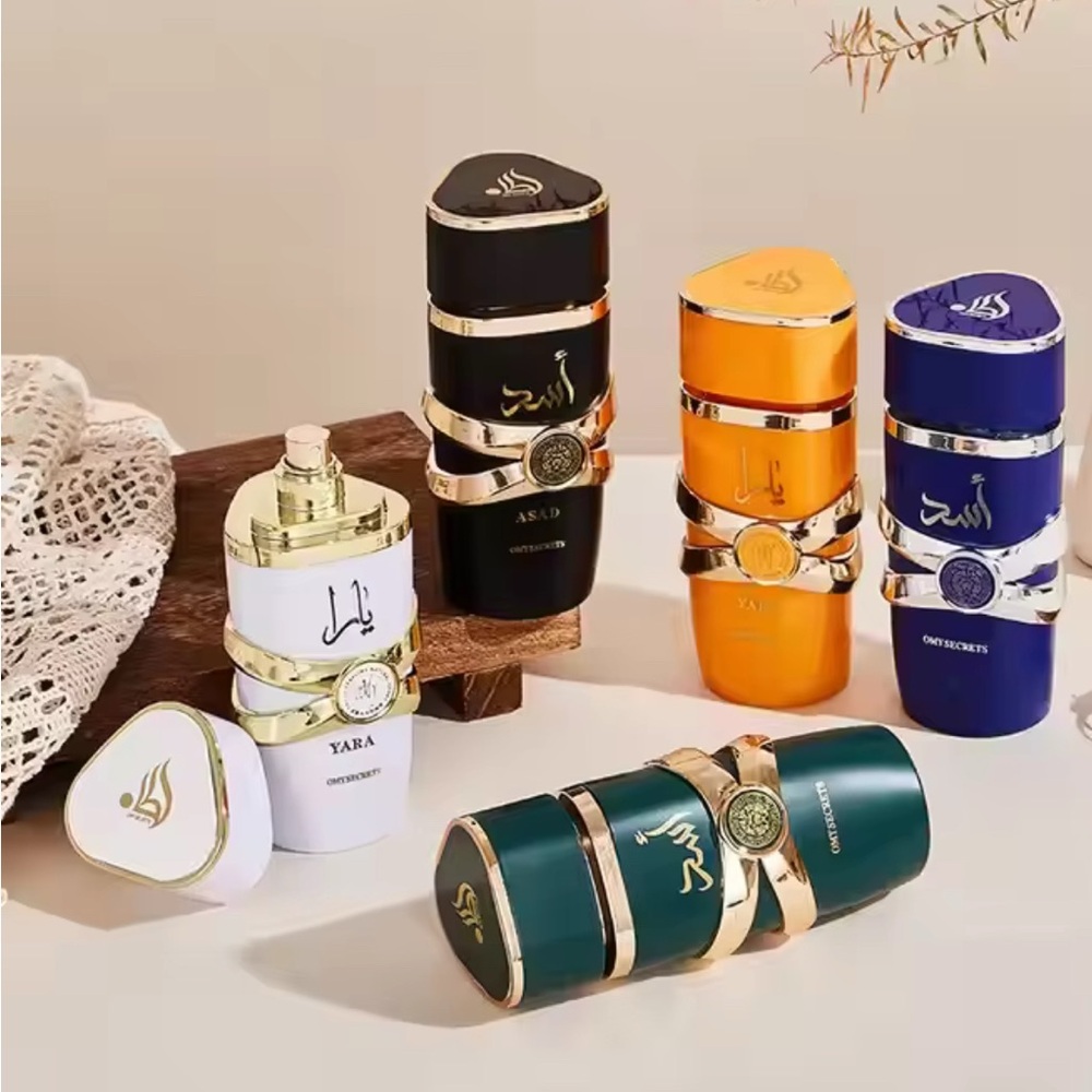 Colorful Perfume Bottle Collection